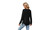 2308 NEW Autumn and Winter Women's Long sleeved V-neck with both sides pleated loose T-shirt top 7947LA