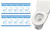 2308 NEW 10PC disposable toilet seat cushion single layer white non-woven fabric 7964LA