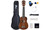 Winzz Soprano Ukulele Starter Kit For Beginners with Bag, Clip-On Tuner, Extra Strings, Strap, Plectrum, Fret Stickers, Chords Card, Polishing Cloth, Brown