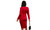 2308 NEW Women's long sleeved dress with a split hem and waistband 7996LA