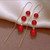 2308 NEW Women's Long Style Pearl Tassel Earline Earrings 8105LA