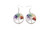 2309 NEW Natural Crystal Irregular Broken Stone Colorful Tree Life Tree Earrings, Earrings, Heart shaped Earrings 8115 la