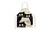 2309 NEW Black and white cat cartoon linen apron for home cooking sleeveless neck hanging apron 8151la
