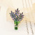 2309 NEW Lavender brooch female personality temperament jacket cardigan brooch pin 8159 la