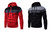2309 NEW Spring and Autumn Zipper Color Combination Set Coat Sports Sweater Men's Top Hoodie 8172 la