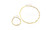 2309 NEW Double layer snake bone chain necklace bracelet set 8169la