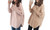 2309 NEW Autumn/Winter V-neck Split Loose Long Sleeve Pullover Sweater 8178 la