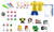 2309 NEW  Brazil's 24 -day duration of World Cup Jewelry Series  Box  to Bring A Set of Jerseys 7623