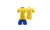 2309 NEW  Brazil's 24 -day duration of World Cup Jewelry Series  Box  to Bring A Set of Jerseys 7623