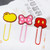 2309 NEW 10PC Small Paper Clips Bookmarks Cute Metal Paper Clips Colorful Traveling Pins Cartoon Paper Clips Office Stationery 8197la