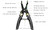 2309 NEW 9-inch multifunctional wire cutting and stripping pliers 8199