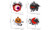 2309 NEW 8PC Halloween hairpin headwear, party decoration, mesh edge decorations 8205 la