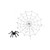 2309 NEW  Halloween light string LED terrifying atmosphere layout spider web light 8207 