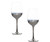 Aurora Silver Fade-effect luxury wine glasses 2-pack
