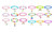2310 NEW  9 Pieces Colorful Unicorn Bracelet Girls Unicorn Bracelets Rainbow Unicorn Beaded Bracelet for Birthday Party Favors 8228 la