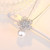 2310 NEW Christmas Snowflake Pearl Pendant Necklace Christmas Decoration 8237 la