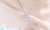 2310 NEW Christmas Snowflake Pearl Pendant Necklace Christmas Decoration 8237 la