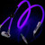 Glow Zipper Earphones with colour options
