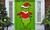 2310 NEW Christmas curtains, flags, outdoor photos, Santa Claus background decorations, hanging cloth 8253LA
