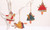 2310 NEW 4PC Christmas Decorative Iron Hand Painted Angel Pendant 8259la