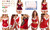 2310  NEW Christmas Sexy Underwear DIY Bracelets 24 -day downfall time calendar blind box 7636