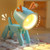 2310  NEW  Night Light Desk Lamp Cute Small Phone Holder Deer Shape Mini LED Portable Reading Decor Table Lamp  7640