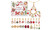 2310  NEW   Golden XMAS 24 days Fall a few calendar gift box set DIY beading necklace  7648   LA