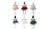 2311 NEW 6pc Christmas decorative items, creative angel pendant, doll pendant 8272la