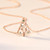 2311 NEW Elk Christmas Necklace Women's Zircon Necklace Christmas Gift 8275