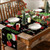 2311 NEW 6pc dining plate, cup, insulation mat, Christmas atmosphere decoration dining table mat 8289LA