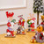 2311 NEW 3PC Christmas desktop decorations, wooden dwarf vertical letter ornaments 8296LA