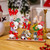 2311 NEW 3PC Christmas desktop decorations, wooden dwarf vertical letter ornaments 8296LA