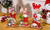 2311 NEW 3PC Christmas desktop decorations, wooden dwarf vertical letter ornaments 8296LA