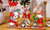 2311 NEW 3PC Christmas desktop decorations, wooden dwarf vertical letter ornaments 8296LA