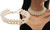 2311 NEW Bohemian Personalized Handwoven Pearl Collar Necklace 8298LA