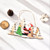 2311 NEW 3PC Christmas Wooden Letter Sign Christmas Door Hanging Christmas Tree Santa Claus Snowman Elk Pendant 8299LA
