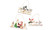 2311 NEW 3PC Christmas Wooden Letter Sign Christmas Door Hanging Christmas Tree Santa Claus Snowman Elk Pendant 8299LA