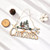 2311 NEW 3PC Christmas Wooden Letter Sign Christmas Door Hanging Christmas Tree Santa Claus Snowman Elk Pendant 8299LA