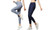 2311 NEW 2PC Split Sport Pocket Tight High Waist Hip Lift Yoga Pants 8323LA