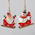 2311 NEW 4PC Christmas resin small pendant Christmas tree pendant Christmas decorations Christmas decorations 8328LA