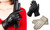 2312 NEW Genuine leather gloves, winter women's bow, solid color warm gloves 8344LA