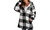 2312 NEW Women's autumn and winter long sleeved plaid hooded zipper with pocket loose jacket 8355LA