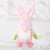 2402 NEW 2PC Easter Gnome Rabbit Ears Dolls Set, Gnome Rabbit Hat Dolls Pendant, Easter Decoration Plush Gnome Swedish Dolls, Easter Bunny Gnomes for Easter Party Gifts Hanging Decoration 8359