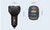 2403 3-in-1 Spring Fast Charging Cable Car Charger Dual USB Car Charging Multi functional Car Charging Head 8386