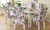 2403 2PC/4PC/6PC chair cover with high elasticity restaurant chair cover 8391