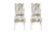 2403 2PC/4PC/6PC Scalable Washable Table and Chair Set Decorative Set for Hotels, Ceremonies, Banquets, Kitchens, Restaurants, and Home Seats  8392