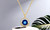 2403 Circular Eye Necklace Women's Versatile Collar Chain 8408LA