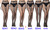 NEW Girls'  Network Stockings 4/6/12 PCS 7697