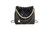 2404 Diamond plaid pleated drawstring pearl beaded chain women's bag with personalized solid color shoulder bag 8423