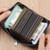 2404 18 slot accordion card holder with anti demagnetization and exquisite multi slot high-capacity bank card holder clip 8443